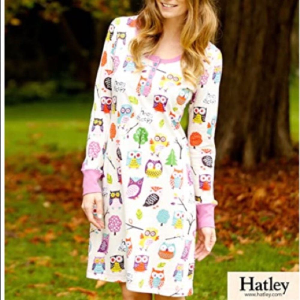 Hatley Little Blue House Long Sleeved Night Shirt